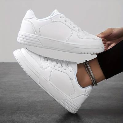 Weiße Niedrige Sneakers